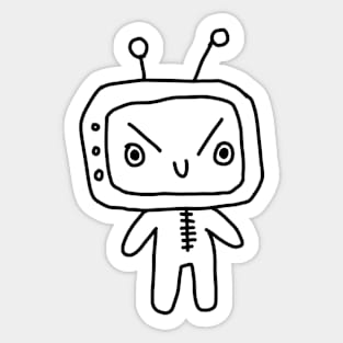 doodle bopper boy Sticker